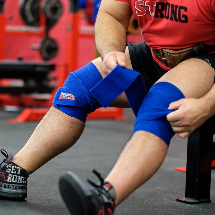 Sling Shot® Knee Wraps Blue - Image 01