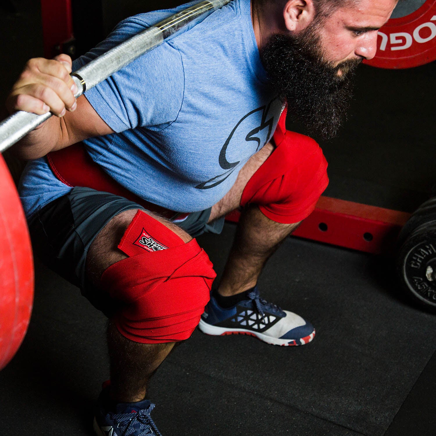 World Record Knee Wraps Mark Bell Mark Bell Sling Shot